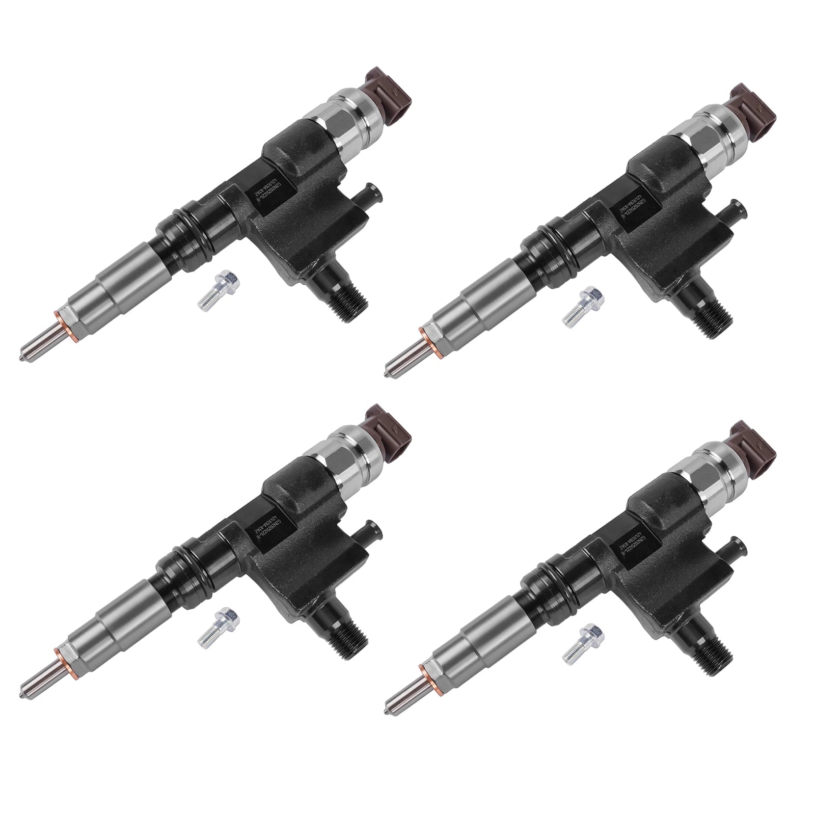 4X Diesel Fuel Injectors for Hino 300 NO4C (2004–2023) 095000-6520 095000-6521 23670-E0090