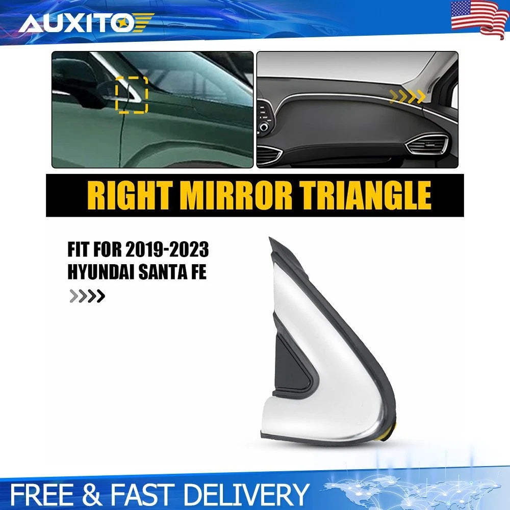 Passenger Side Mirror Corner Fender Molding for Hyundai Santa Fe (2019–2021)