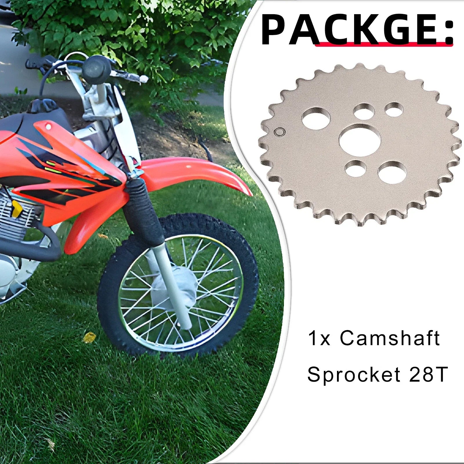 Cam Shaft Sprocket 28T for Honda CRF80F (2004–2013)