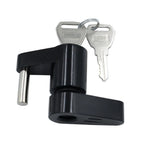 Zinc Trailer Lock for RV Truck Boat Tow Coupler Security (1/4 Inch Diameter)