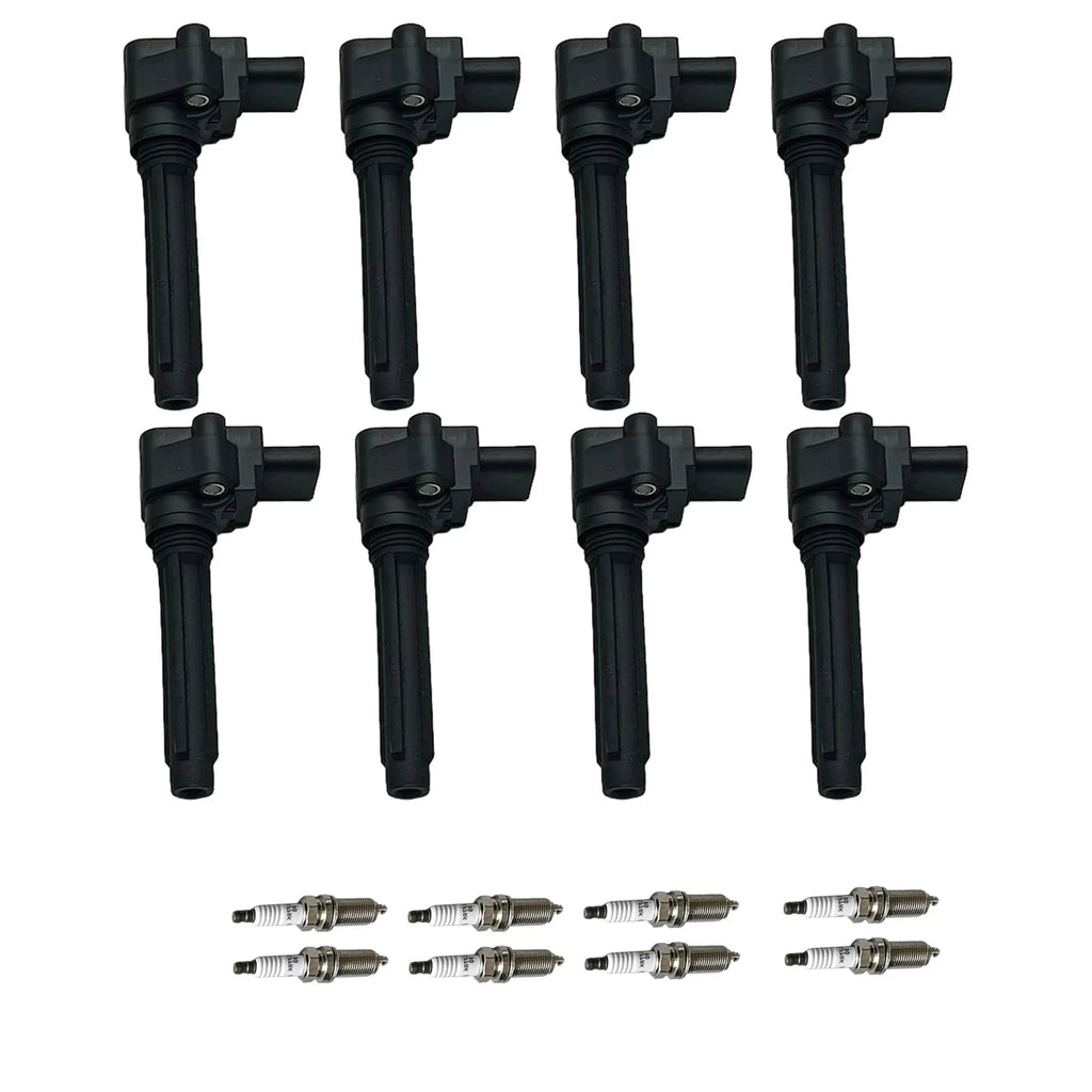 Set of 8 Ignition Coils & Iridium Spark Plugs for Audi A8 Quattro (2010–2017)