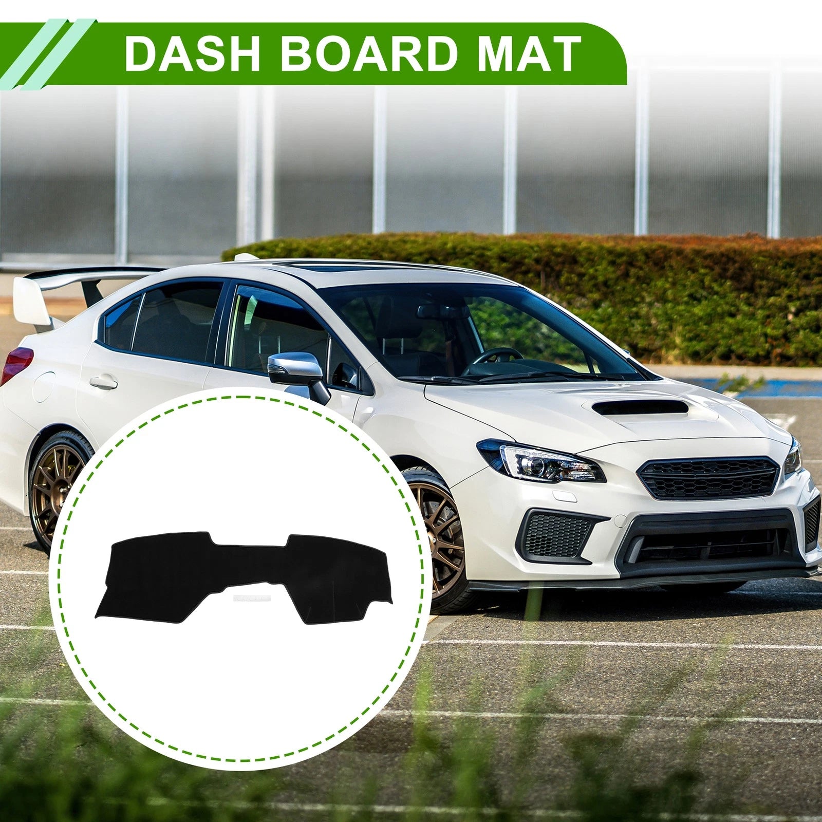 Dashboard Dash Cover Mat for Mazda3 BP (2019–2024) - Black, 1 Set
