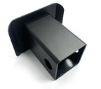 Trailer Hitch Plug Cover Black Plastic for 2 Inch Receiver (Universal)