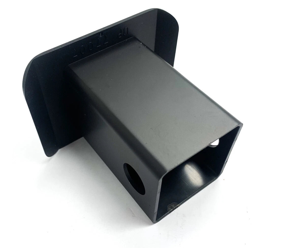 Trailer Hitch Plug Cover Black Plastic for 2 Inch Receiver (Universal)