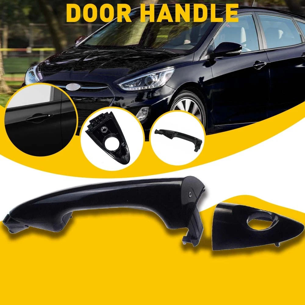 Exterior Door Handle for Hyundai Accent (2012–2016) Front Driver Primed Plastic