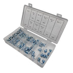 Set of 110 Nickel Plated Iron Grease Nipples for Efficient Lubrication