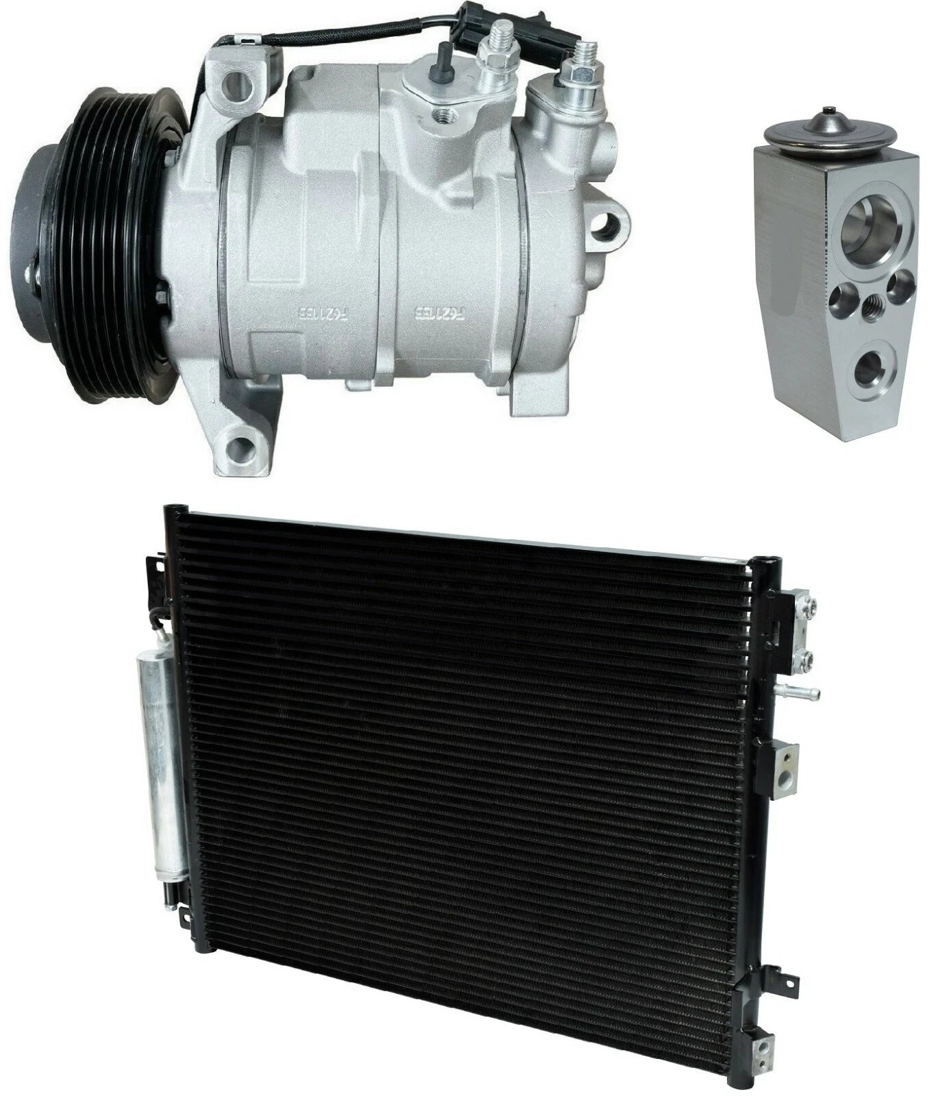 AC Compressor Kit With Condenser for Dodge Challenger 5.7L (2012–2012)