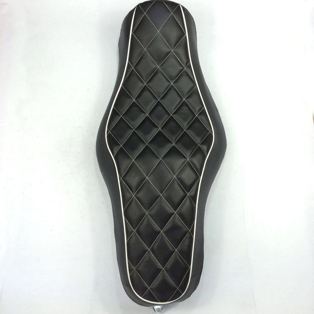 2X Diamond Stitch Seats for Harley XL1200X X48 X72 (2010–2015)
