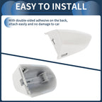 Door Handle Cover Front Left for Ford Mustang (2015–2020) ABS White