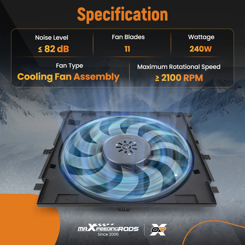Cooling Fan for Chevrolet Colorado, GMC Canyon (2015–2020)
