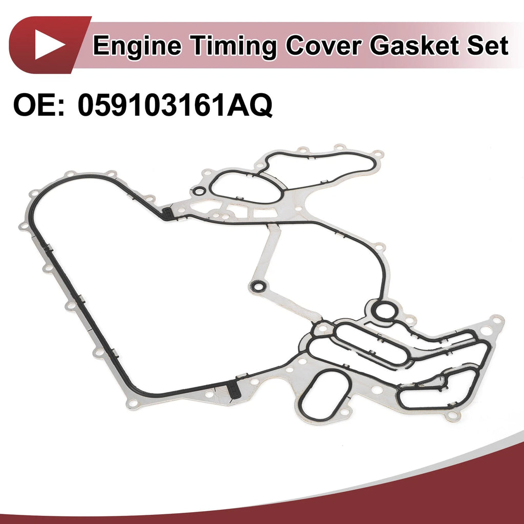 Engine Timing Cover Gasket Set No. 059103161AQ for Audi 3.0 