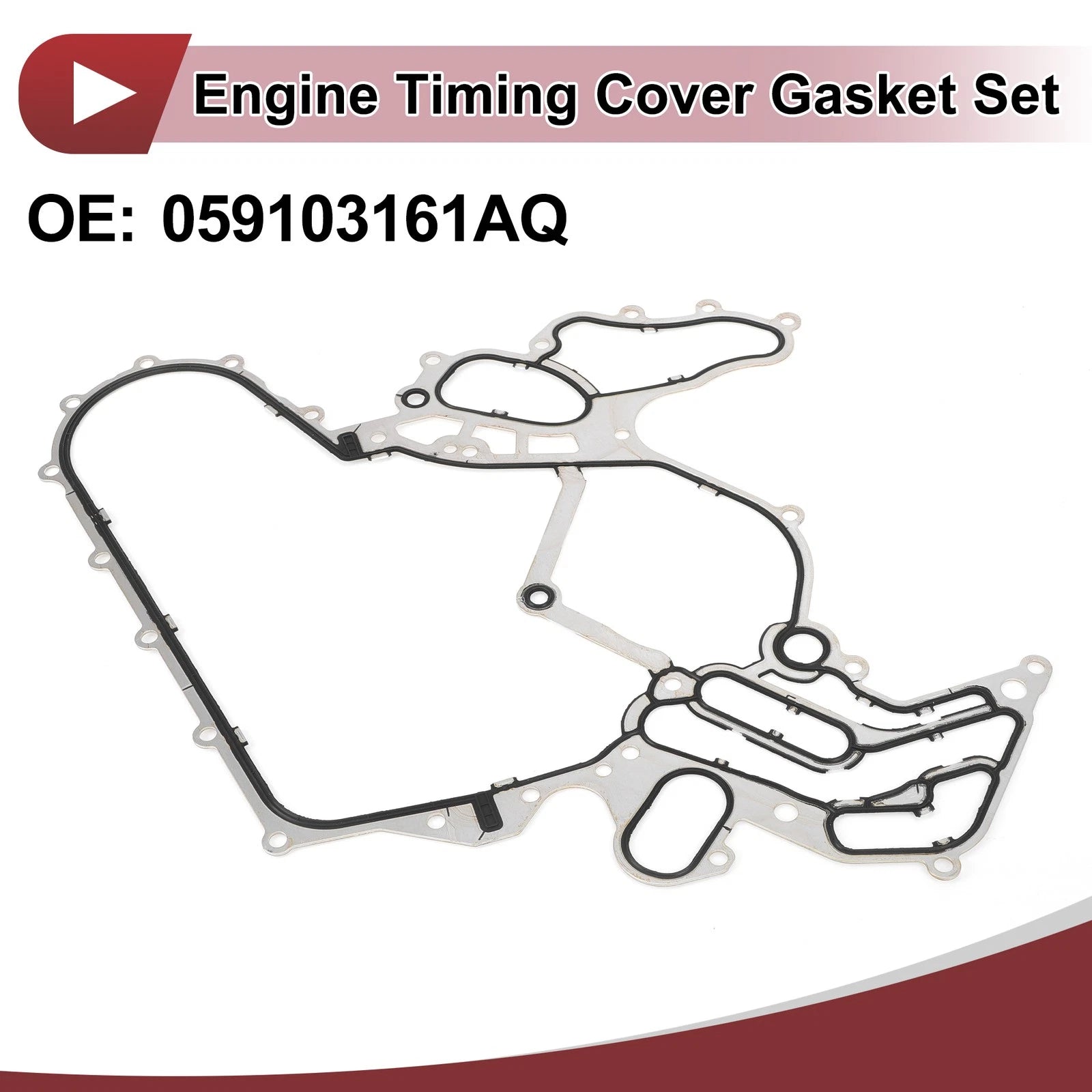 Engine Timing Cover Gasket Set No. 059103161AQ for Audi 3.0 