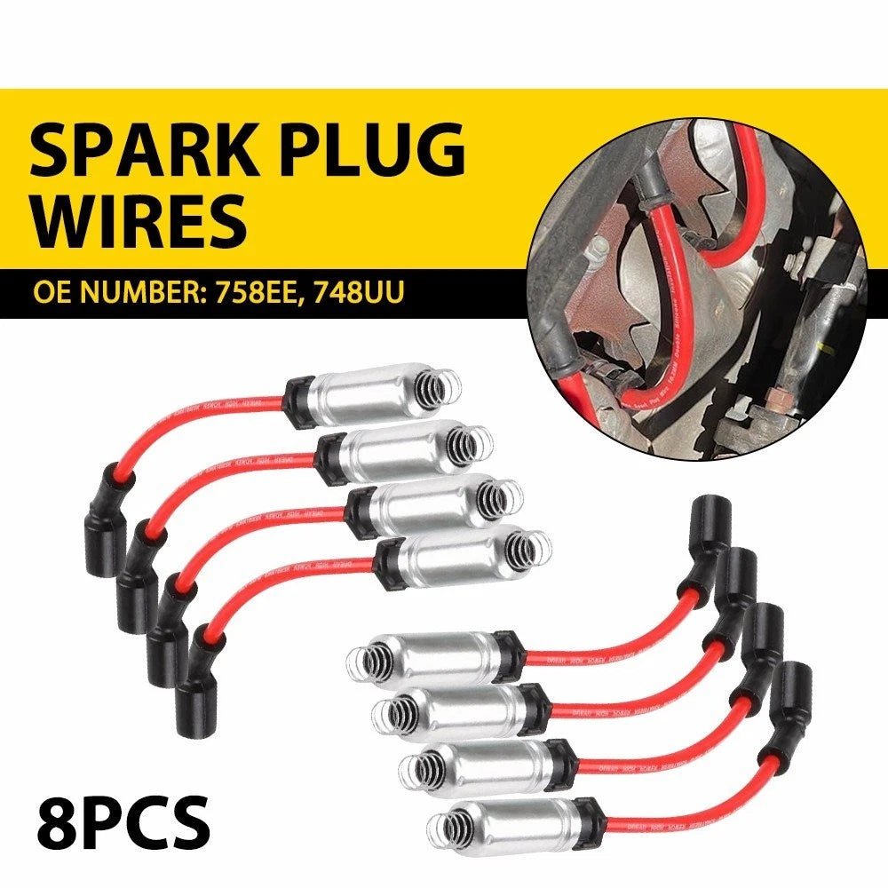 Spark Plug Ignition Wire 758EE for GMC Yukon Yukon XL (2015–2018) V8 5.3L/6.2L