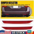 Red Rear Bumper Reflector Light for Honda Odyssey (2011–2017)