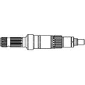 PTO Shaft 1000 RPM for Case IH 7110 7120 7130 7140 (Fits 92500C1)