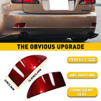 Set of 2 Rear Bumper Reflector Lights for Lexus IS250 IS350 (2006–2013)