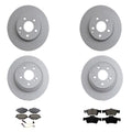 Zimmerman Rotors & Akebono Brake Pads Kit for Mercedes W211 E320 (2003–2009)