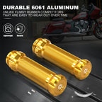 Pair Anodized Hand Grips for Harley Road Glide CVO Ultra (2011, 2015–2016)