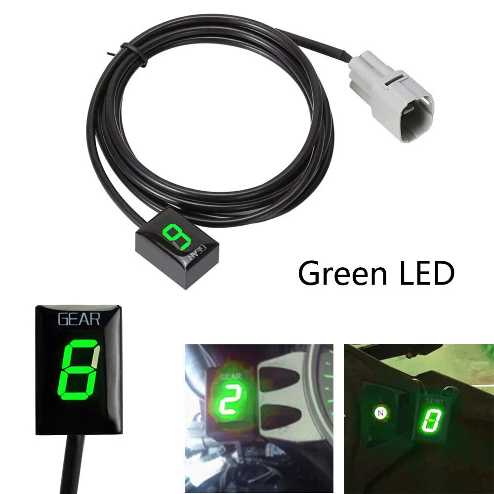Green LED Speed Gear Display Indicator for Suzuki SV650 DL650 DL1000 (2003–2023)