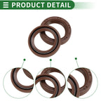 Set of 5 Oil Seal FKM Rubber 25x35x7mm for High Pressure