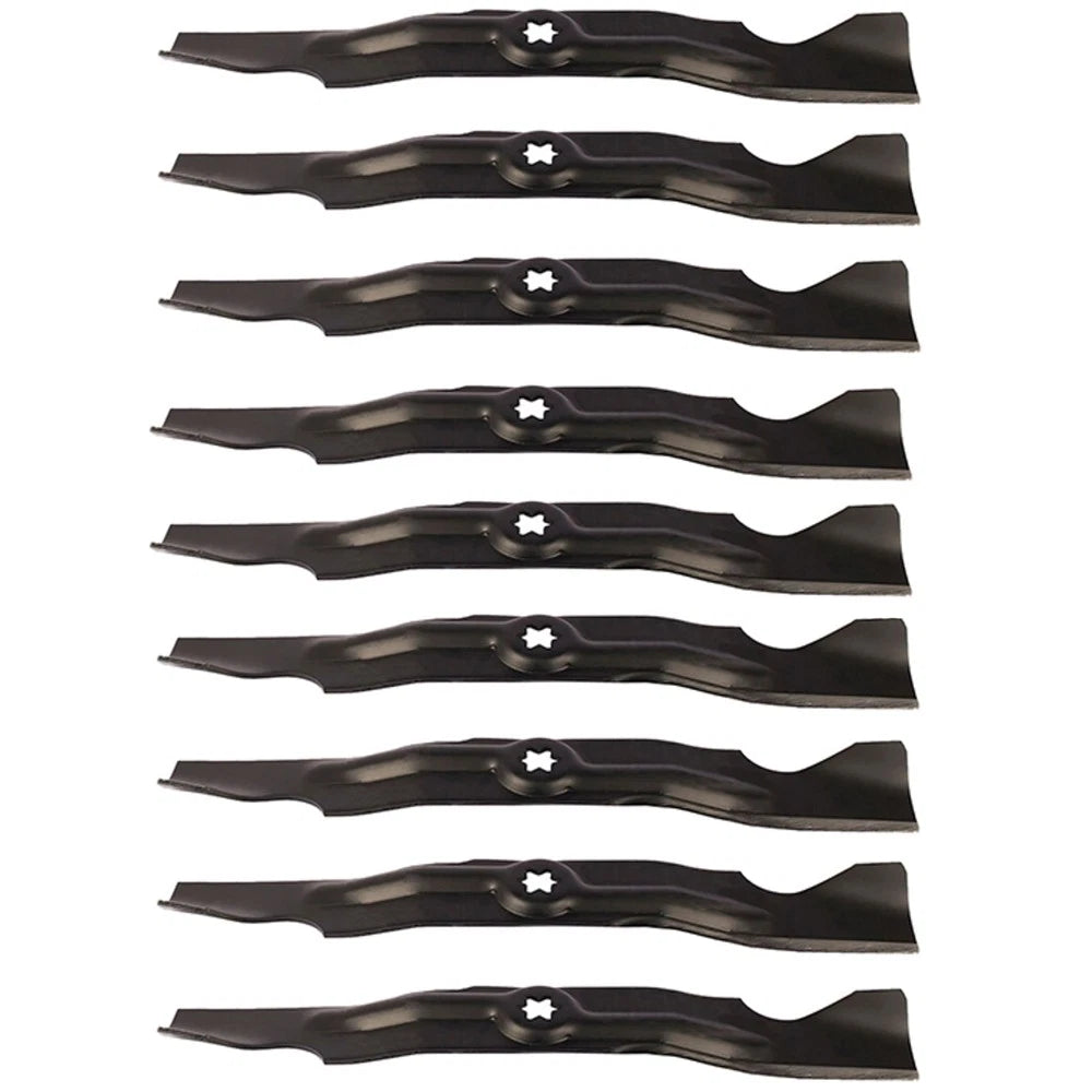 Set of 9 2-in-1 Mower Blades for 50" Decks (Fits Numerous Makes & Models)