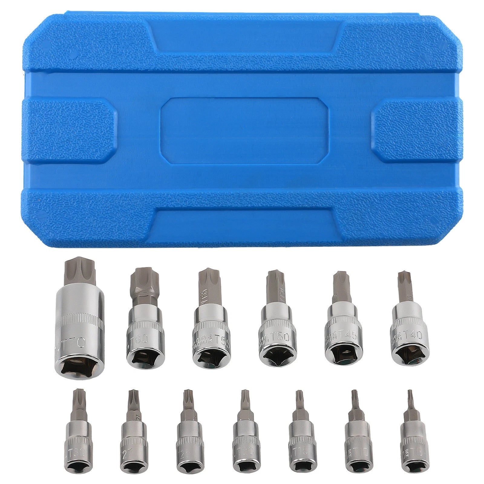 13pc Socket Set for CRV (1/4, 3/8, 1/2 Drive, T8-T70)