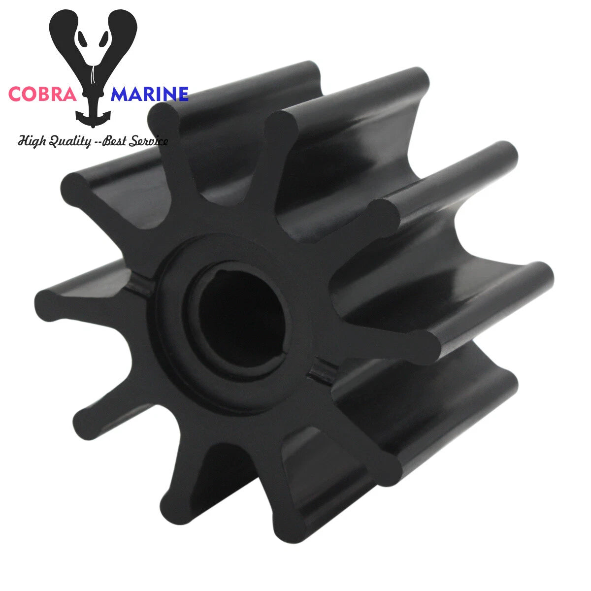 Water Pump Impeller for Johnson Evinrude OMC (983895, 777128, 18-3058, 500317)