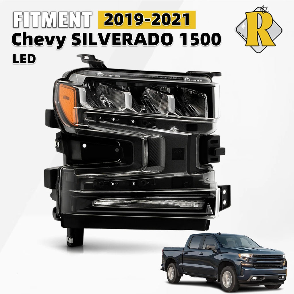 Full LED Headlight for Chevy Silverado 1500 (2019–2021)