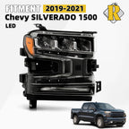 Full LED Headlight for Chevy Silverado 1500 (2019–2021)