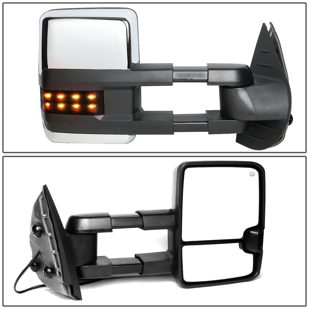 Heated LED Signal Towing Mirror RH for Chevy Silverado 2007–2014