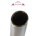 Stainless Steel 2.5" Inlet 3.5" Outlet 18" Angle Cut Exhaust Tip