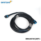 20FT Data Cable Harness for Mercury Outboard 14 Pin (8M0146745)