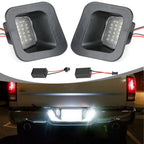 6000K LED License Plate Lights for Dodge Ram 1500 2500 3500 (2003–2018)