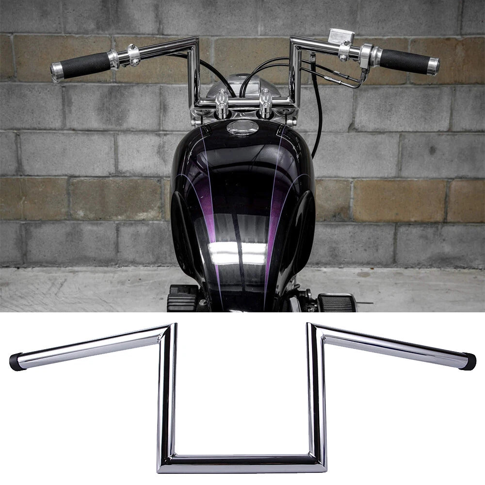1'' Z Drag Handlebar for Honda Yamaha Chopper Bobber (Harley 883)