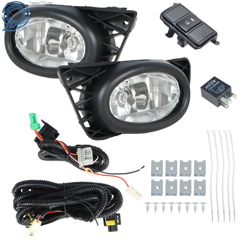 Fog Lights for Honda Civic Sedan (2009-2011) Clear Lens