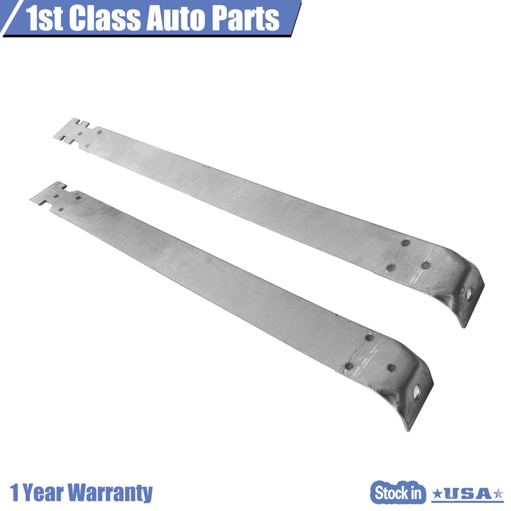 Set of 2 Fuel Gas Tank Straps for Ford F-Series Pickup (19 Gallon)