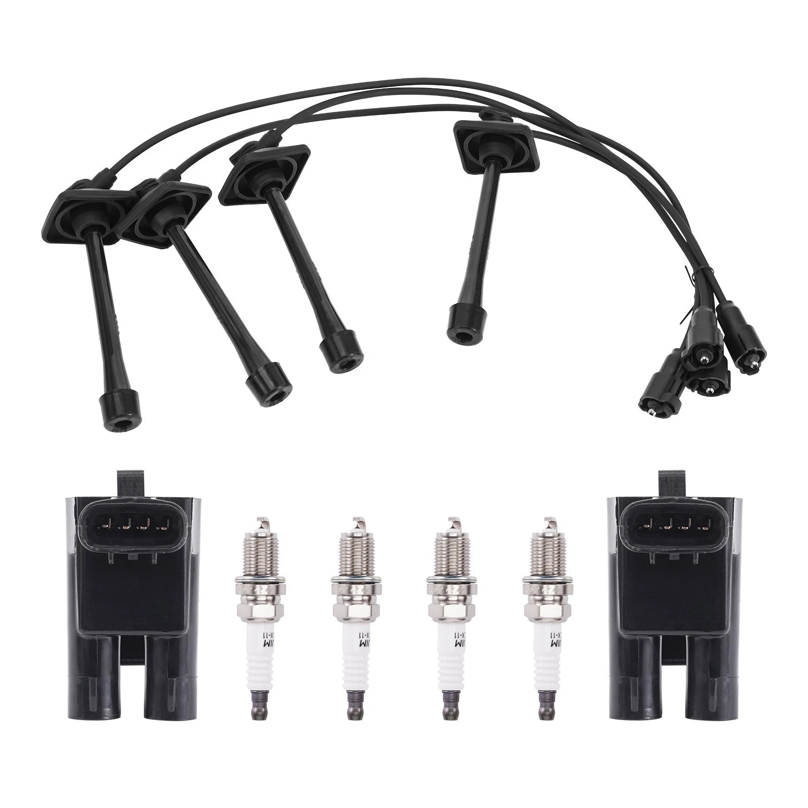 Ignition Coil and Iridium Spark Plug Wireset for Toyota Solara (1999–2003)