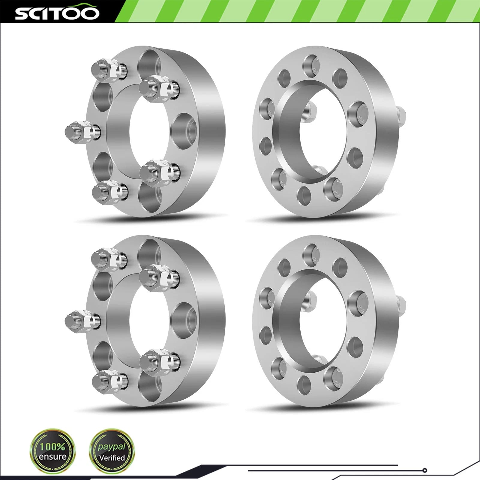 4X 1.25" Wheel Spacers 5x4.5 12x1.5 for Mazda CX-7 Mitsubishi Lancer Eclipse (2007–2012)