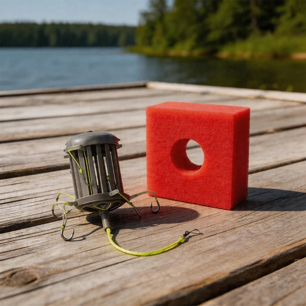 8-Hook Bait Cage Feeder for Carp (Carp, Crucian Carp, Bighead Carp)