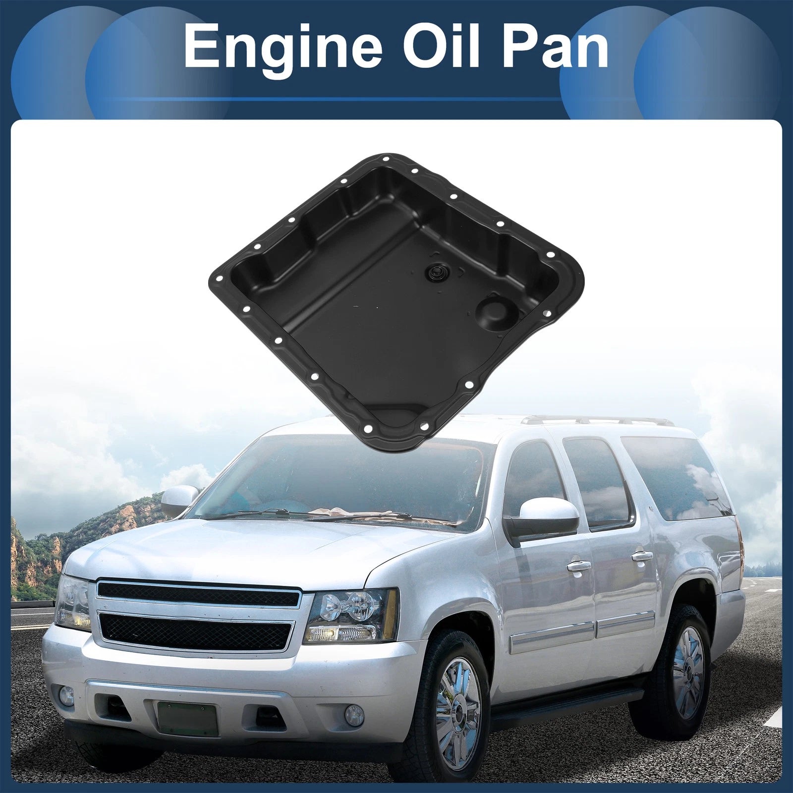 1 Pcs Engine Oil Pan No.24209295 for Chevrolet Suburban 1500 (2007–2008)