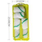 8-Piece Painting Kit with 2-Inch Green Stripe, 6 Polyester Sleeves, 2 Trays