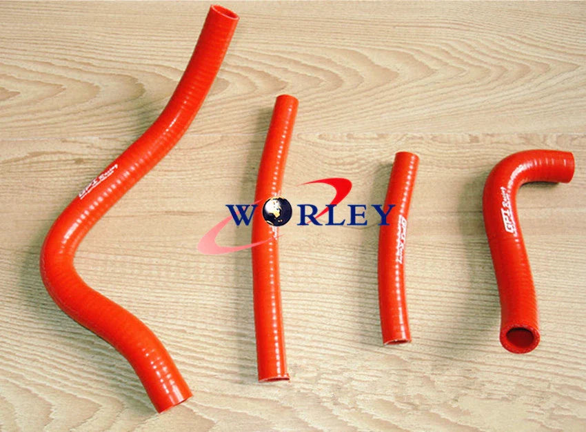 Silicone Radiator Hose Kit for Suzuki RM250 1996-2000 ( Red)