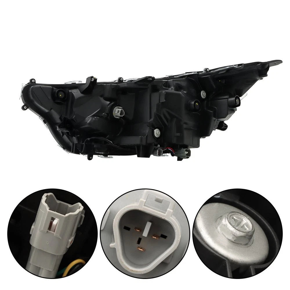 Headlight for Toyota RAV4 XLE Hybrid XSE (2019–2022) Clear RH Housing
