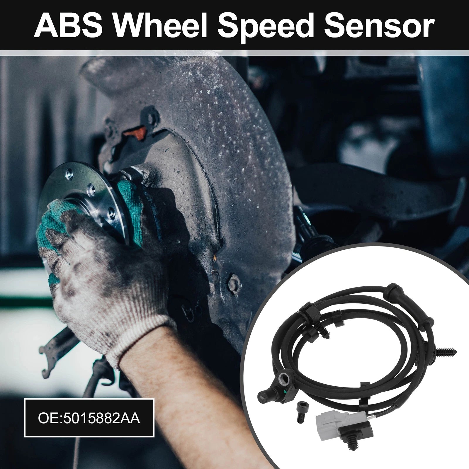 ABS Wheel Speed Sensor No. 5015882AA for Dodge Ram 