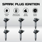 6X Ignition Coil for Ford Edge Explorer F150 Mustang Lincoln Mazda UF553