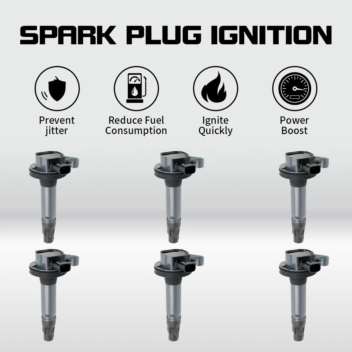 6X Ignition Coil for Ford Edge Explorer F150 Mustang Lincoln Mazda UF553