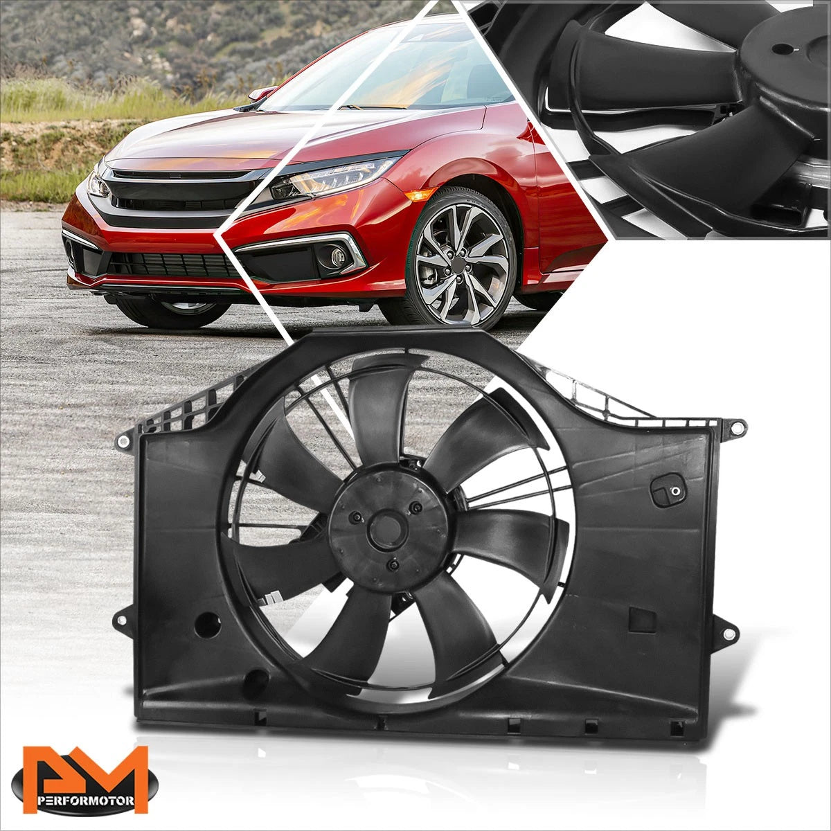 Radiator Cooling Fan Assembly for Honda Civic 1.5L (2016–2020)