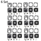 6X Carburetor Gasket Kit for McCulloch SP40 PM310 PM320 PM330 Zama RB-1