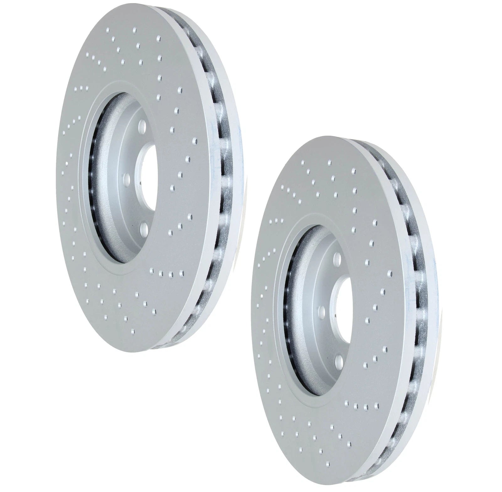 Set of 2 Front Brake Disc Rotors for MB W211 E350 E500 AWD (2003–2009)