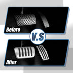 2 Pcs Brake Gas Accelerator Pedal Covers for Cadillac Buick 